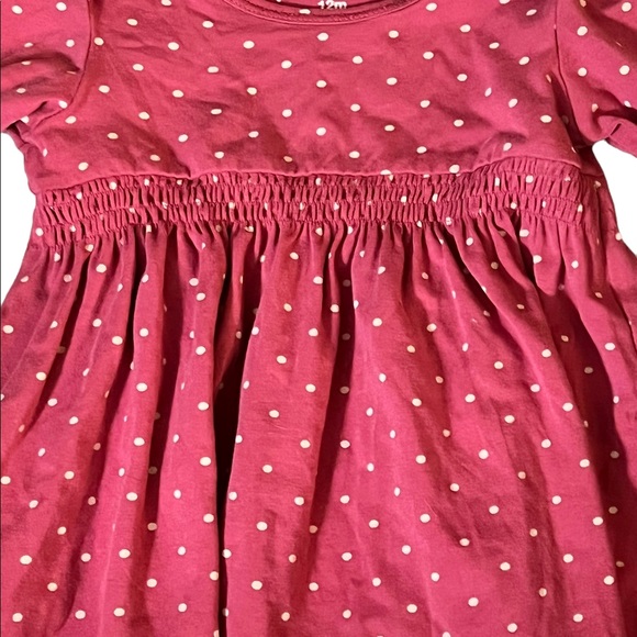 Matilda Jane Girls 12 month Pink Polka Dot Twirl Dress - Picture 2 of 5